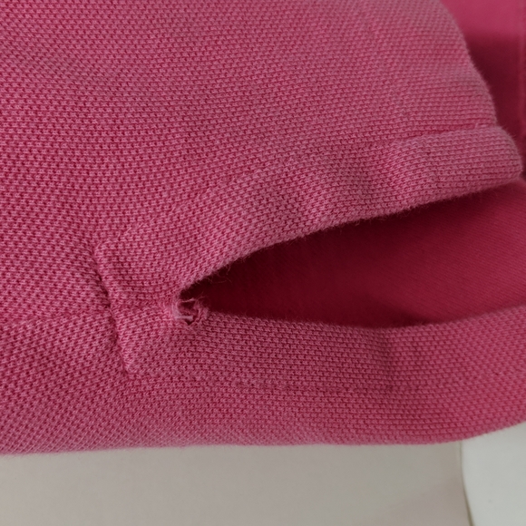 Polo by Ralph Lauren Men's Large Pink Short Sleeve Polo Shirt - Picture 6 of 7